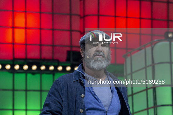 Eric Cantona (Common Goal) during day 2 of the Web Summit 2019 in Lisbon, Portugal on November 5, 2019. 