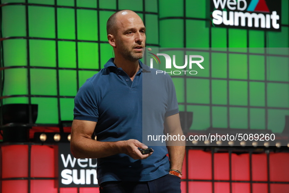 Jurgen Griesbeck(Common Goal) during day 2 of the Web Summit 2019 in Lisbon, Portugal on November 5, 2019. 