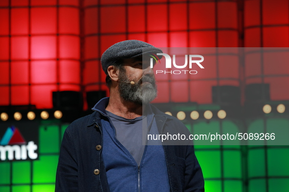 Eric Cantona during day 2 of the Web Summit 2019 in Lisbon, Portugal on November 5, 2019. 