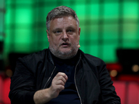British photographer Rankin speaks during the annual Web Summit technology conference in Lisbon, Portugal on November 6, 2019. (