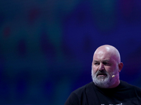 Amazons CTO Werner Vogels speaks during the annual Web Summit technology conference in Lisbon, Portugal on November 6, 2019. (