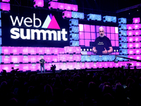Amazon’s CTO Werner Vogels speaks during the annual Web Summit technology conference in Lisbon, Portugal on November 6, 2019. (