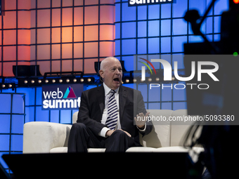 Michael Pillsbury (Hudson Institute) speaks during day three of the Web Summit 2019 in Lisbon, Portugal on November 6, 2019 (