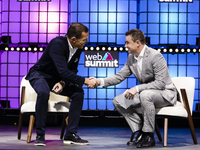 Daniel Grieder (Tommy Hilfiger)  speaks at Web Summit on November 07, 2019 in Lisbon, Portugal. Web Summit is an annual technology conferenc...
