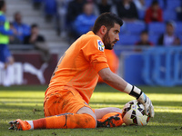 BARCELONA - april 12- SPAIN: Kiko Casilla in the match between RCD Espanyol and Athletic Club, for the week 31 of the Liga BBVA, played at t...