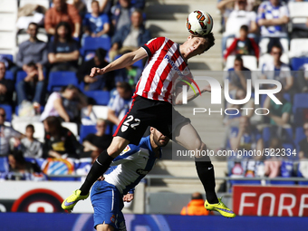 BARCELONA - april 12- SPAIN: Guillermo in the match between RCD Espanyol and Athletic Club, for the week 31 of the Liga BBVA, played at the...