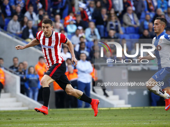 BARCELONA - april 12- SPAIN: De Marcos in the match between RCD Espanyol and Athletic Club, for the week 31 of the Liga BBVA, played at the...