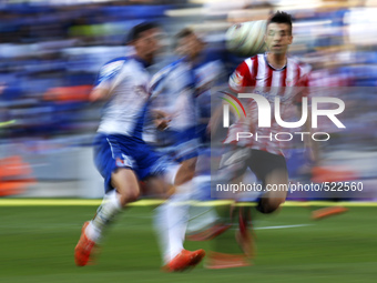 BARCELONA - april 12- SPAIN: Susaeta in the match between RCD Espanyol and Athletic Club, for the week 31 of the Liga BBVA, played at the Po...