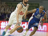  Sergio Llull Player of Real Madrid's  during the Turkish Airlines Euroleague playoff basketball match Real Madrid vs Anadolu Efes Istanbul...