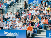 Public who attended the match against Kei Nishikori Santiago Giraldo during the Open Banc Sabadell, 63 Trofeo Conde de Godó in Barcelona on...