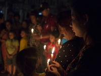 KATHMANDU, NEPAL-- May 4, 2015--A vigil remembering the victims of the April 25 earthquake in Nepal which killed more than 7000 people and c...