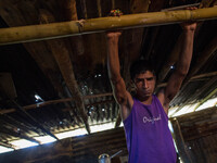 Rajan as build this temporary house in order to put in shelters him and his family.
No one came here since the earthquake happened, it's bee...