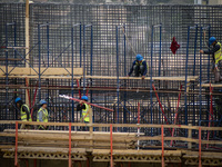  A general view shows the construction site of the Grand Egyptian Museum, Giza, Egypt, 17 March 2014. The total cost of constructing the mus...