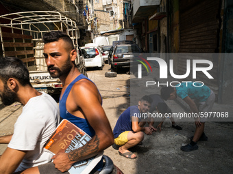 Everyday life in Nabaa neighbourhood on September 3,2020, Beirut , Lebanon (