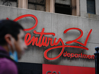 A view of a Century 21 department store in Lower Manhattan in New York, U.S., on Monday, Sept. 14, 2020. Century 21 Stores, an iconic New Yo...