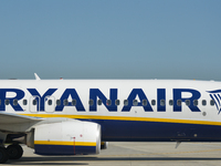 Ryanair plane seen at the John Paul II Krakow-Balice International Airport.
On September 22, 2020, in Balice, Krakow, Poland. (