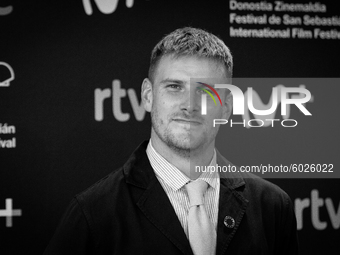 (EDITOR'S NOTE: Image was converted to black and white)  Harry Macqueen attends ''Supernova'' Premiere during the 68th San Sebastian Film Fe...
