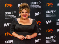 Romina Escobar attends 'Nosotros Nunca Moriremos' premiere during the 68th San Sebastian International Film Festival at the Kursaal Palace o...