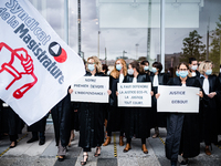 Several hundred magistrates demonstrated in front of the Tribunal de Grande Instance (TGI) of Paris, France, on September 24, 2020 against t...