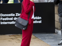 Tamara Falco is seen arriving at Maria Cristina hotel during 68th San Sebastian International Film Festival on September 25, 2020 in San Seb...