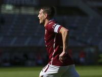 Andrea Belotti of Torino FC celebrates after scoring  during the Serie A football match between Torino FC and Atalanta BC at Olympic Grande...