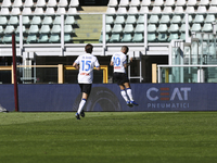 Papu Gomez of Atalanta BC celebrates after scoring  during the Serie A football match between Torino FC and Atalanta BC at Olympic Grande To...