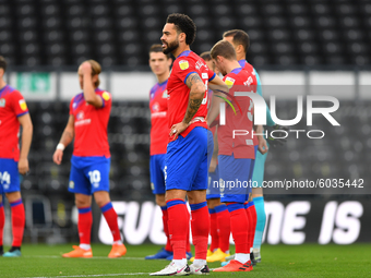  
Derrick Williams of Blackburn Rovers during the Sky Bet Championship match between Derby County and Blackburn Rovers at the Pride Park, D...