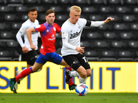  
Louie Sibley of Derby County during the Sky Bet Championship match between Derby County and Blackburn Rovers at the Pride Park, DerbyDerb...