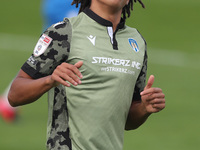   Miles Welch-Hayes of Colchester United during the Sky Bet League 2 match between Barrow and Colchester United at the Holker Street, Barrow...