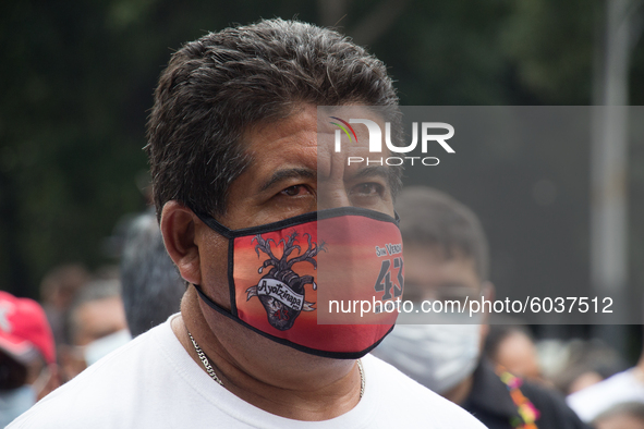 On the 6th anniversary of their enforced disappearance, mothers, fathers, and classmates of the 43 Ayotzinapa students, called a demonstrati...