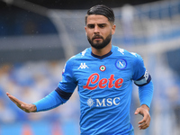 Lorenzo Insigne of SSC Napoli during the Serie A match between SSC Napoli and Genoa CFC at Stadio San Paolo Naples Italy on 27 September 202...