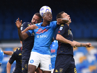 Victor Osimhen of SSC Napoli during the Serie A match between SSC Napoli and Genoa CFC at Stadio San Paolo Naples Italy on 27 September 2020...