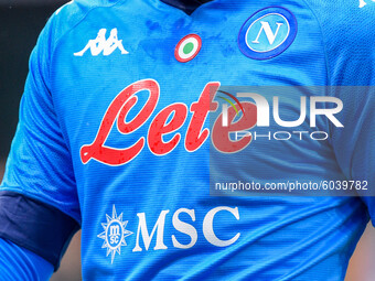 SSC Napoli Officiali Shirt during the Serie A match between SSC Napoli and Genoa CFC at Stadio San Paolo Naples Italy on 27 September 2020....