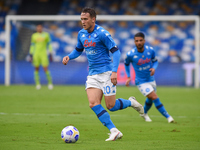 Piotr Zielinski of SSC Napoli during the Serie A match between SSC Napoli and Genoa CFC at Stadio San Paolo Naples Italy on 27 September 202...