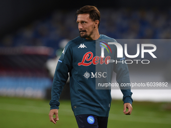 Mario Rui of SSC Napoli during the Serie A match between SSC Napoli and Genoa CFC at Stadio San Paolo Naples Italy on 27 September 2020. (