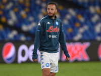 Amir Rrahmani of SSC Napoli during the Serie A match between SSC Napoli and Genoa CFC at Stadio San Paolo Naples Italy on 27 September 2020....