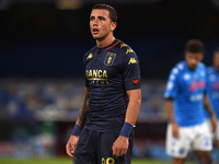 Luca Pellegrini of Genoa CFC during the Serie A match between SSC Napoli and Genoa CFC at Stadio San Paolo Naples Italy on 27 September 2020...