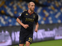Andrea Masiello of Genoa CFC during the Serie A match between SSC Napoli and Genoa CFC at Stadio San Paolo Naples Italy on 27 September 2020...