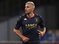 Valon Behrami of Genoa CFC during the Serie A match between SSC Napoli and Genoa CFC at Stadio San Paolo Naples Italy on 27 September 2020....