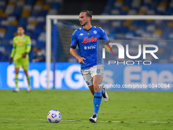 Fabian Ruiz of SSC Napoli during the Serie A match between SSC Napoli and Genoa CFC at Stadio San Paolo Naples Italy on 27 September 2020. (