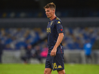 Miha Zajc of Genoa CFC during the Serie A match between SSC Napoli and Genoa CFC at Stadio San Paolo Naples Italy on 27 September 2020. (