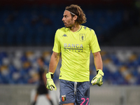 Federico Marchetti of Genoa CFC during the Serie A match between SSC Napoli and Genoa CFC at Stadio San Paolo Naples Italy on 27 September 2...