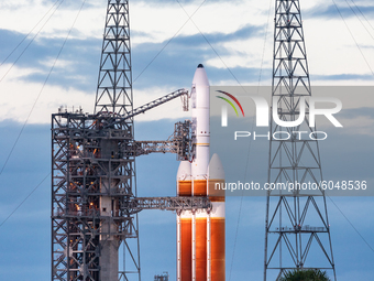 October 1st, 2020 - he ULA's Delta IV Heavy Rocket rocket with a classified payload for the NRO. Mission NROL44 still stands at Pad 37 after...