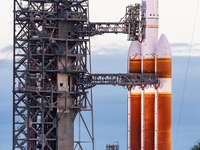 October 1st 2020 - The ULA's Delta IV Heavy Rocket rocket with a classified payload for the NRO. Mission NROL44 still stands at Pad 37 after...