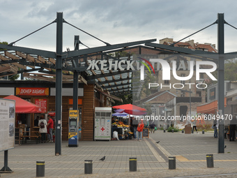 Zhenski Pazar Market, the oldest market in Sofia.
On October 1st, 2020, in Sofia, Bulgaria. (