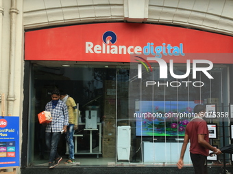 A store of Reliance Digital Retail Ltd., a subsidiary of Reliance Industries Ltd., in Kolkata,India, on October 10, 2020. Reliance Industrie...