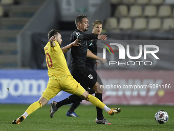 Alexandru Maxim of Romania during match against Romania of UEFA Nations League football match in Ploiesti city October 14, 2020. (