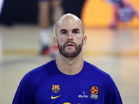 Nick Calathes during the match between FC Barcelona and Panathinaikos BC, corresponding to the week 4 of the Euroleague, played at the Palau...
