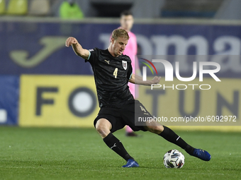Martin Hinteregger of Austria in action during during match against Romania of UEFA Nations League football match in Ploiesti city October 1...