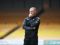 Salford City Manager Paul Scholes during the Sky Bet League 2 match between Port Vale and Salford City at Vale Park, Burslem, England on 17t...